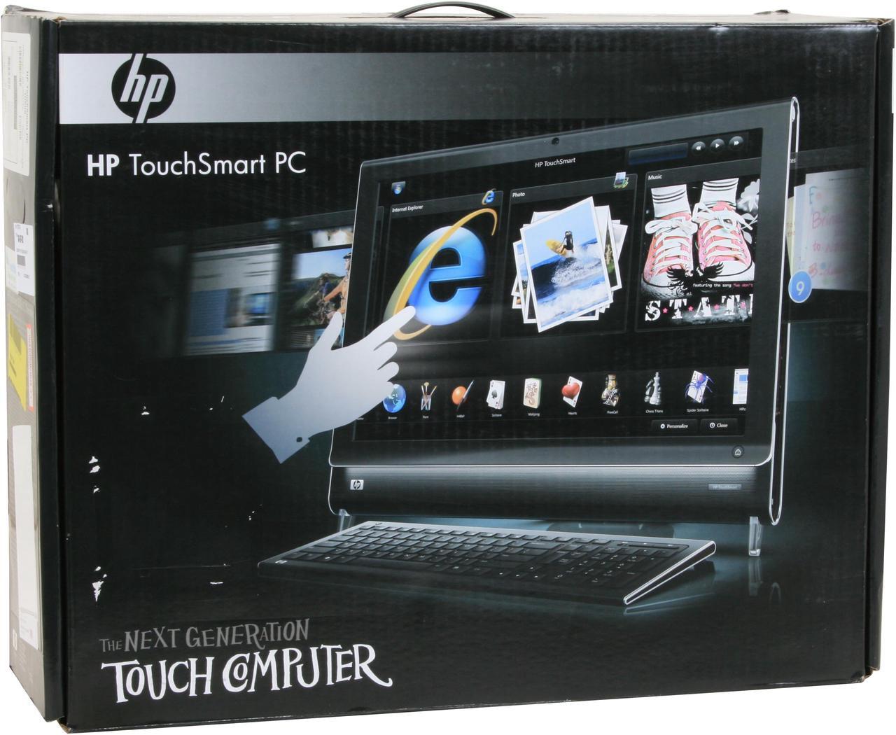 Alt view image 14 of 14 - HP Desktop PC TouchSmart IQ506(KQ437AA) Intel Core 2 Duo T5850 4GB DDR2 500GB HDD 22" Windows Vista Home Premium 64-bit
