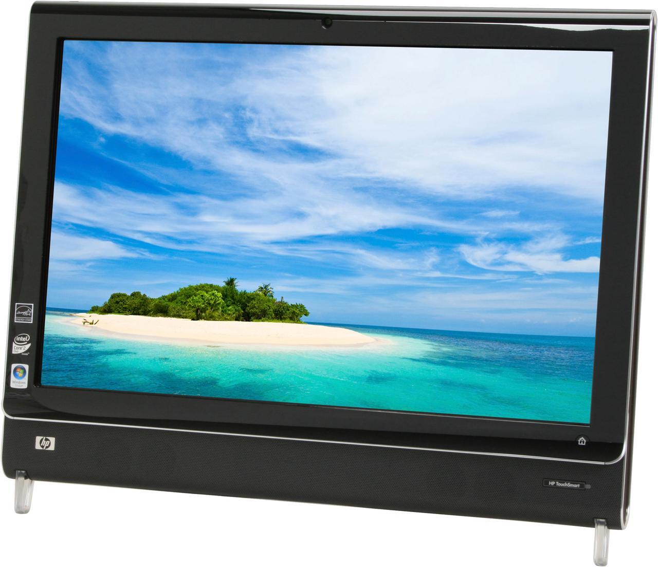 Alt view image 4 of 14 - HP Desktop PC TouchSmart IQ506(KQ437AA) Intel Core 2 Duo T5850 4GB DDR2 500GB HDD 22" Windows Vista Home Premium 64-bit