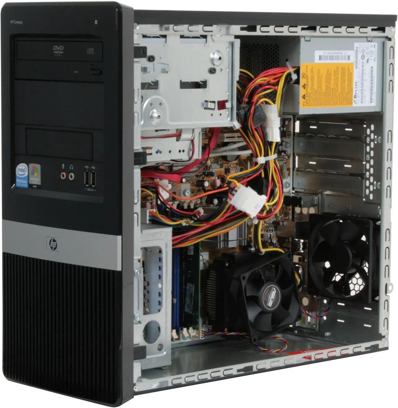 Alt view image 12 of 19 - HP Compaq Desktop PC dx2400(KA573UT#ABA) Intel Pentium E2180 512MB DDR2 80GB HDD Intel GMA 3100 Windows Vista Business / XP Professional downgrade