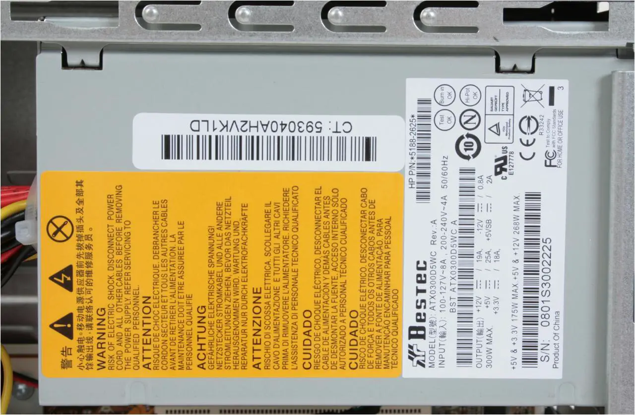 Alt view image 11 of 19 - HP Compaq Desktop PC dx2400(KA573UT#ABA) Intel Pentium E2180 512MB DDR2 80GB HDD Intel GMA 3100 Windows Vista Business / XP Professional downgrade