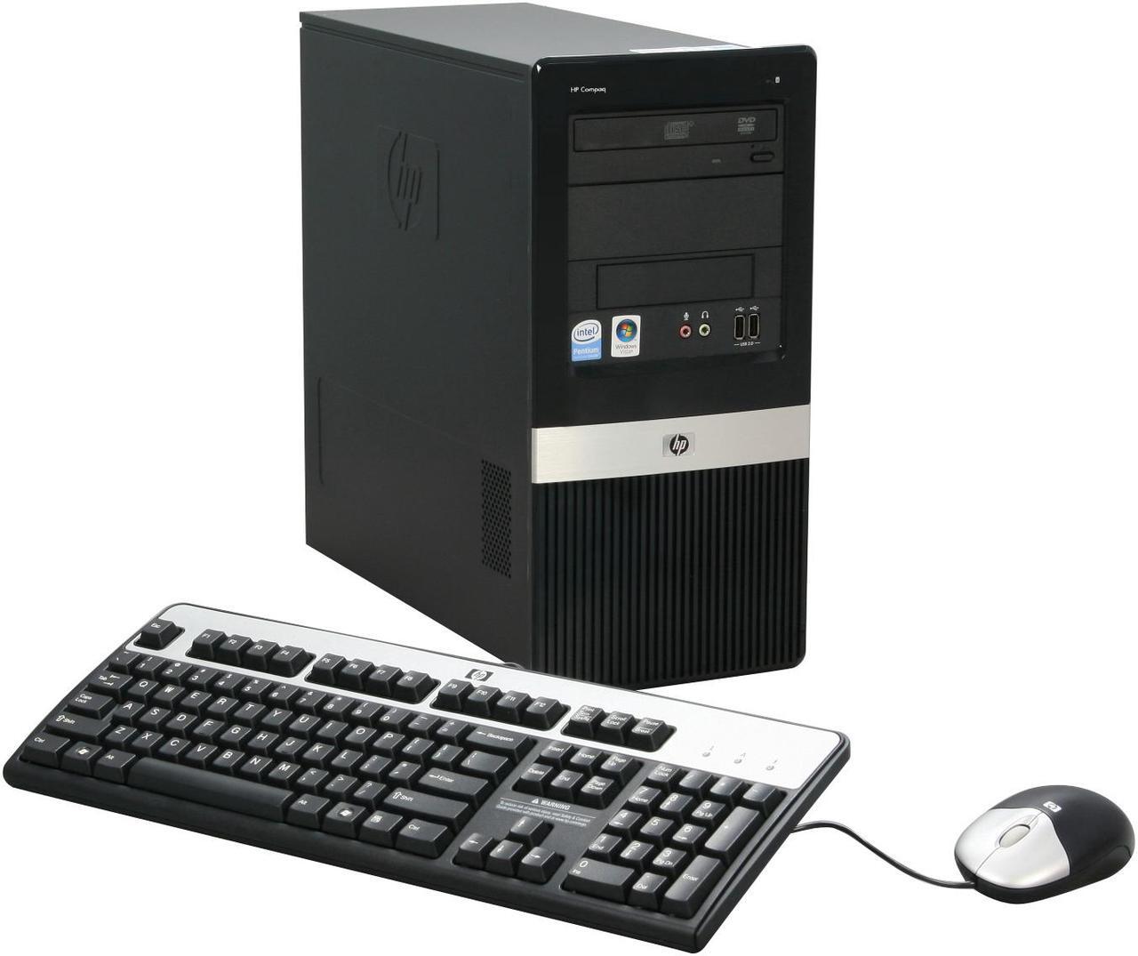 Main image of HP Compaq Desktop PC dx2400(KR598UT#ABA) Intel Pentium E2220 1GB DDR2 80GB HDD Intel GMA 3100 Windows Vista Business / XP Professional downgrade