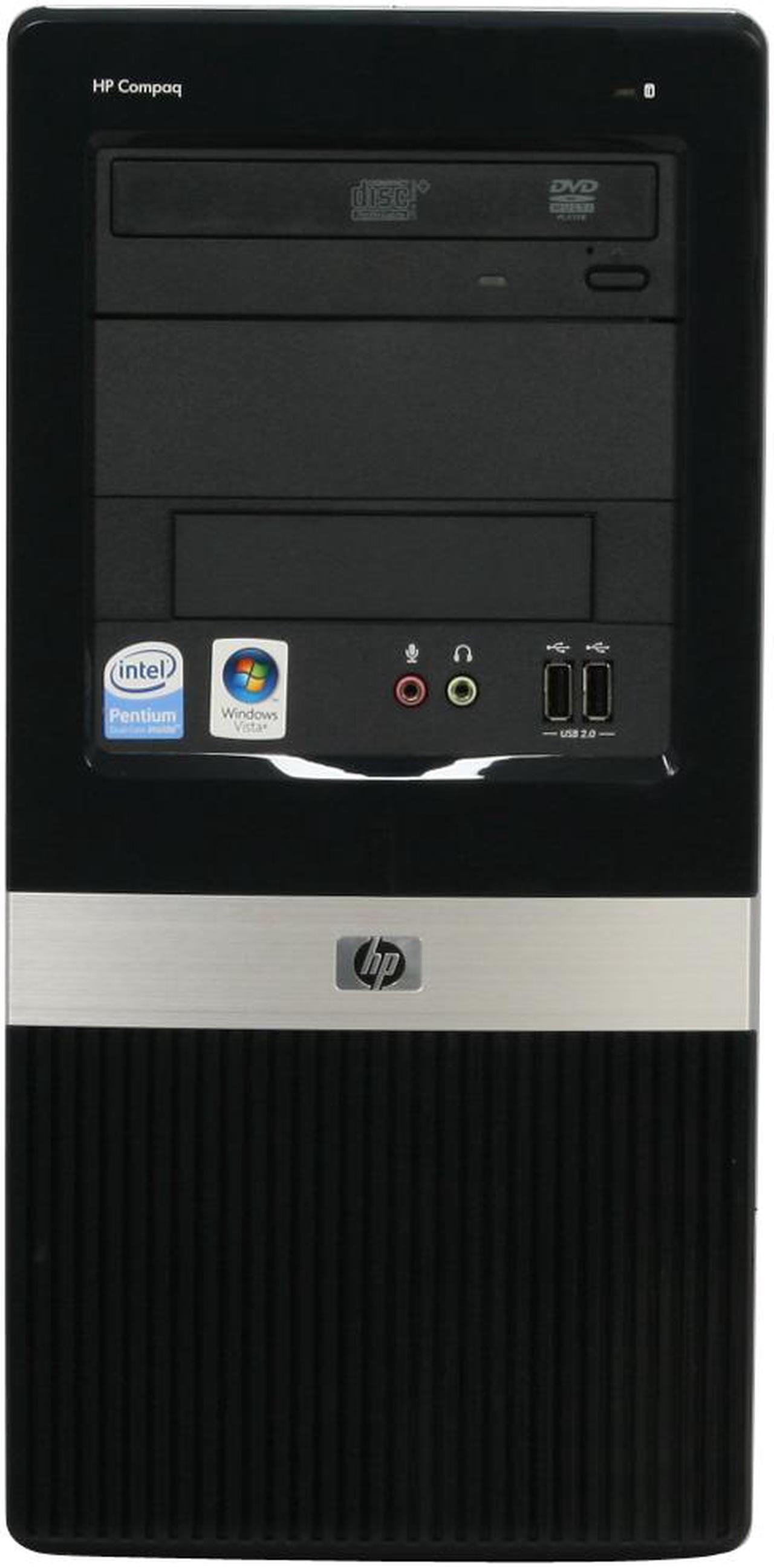 Alt view image 3 of 19 - HP Compaq Desktop PC dx2400(KR598UT#ABA) Intel Pentium E2220 1GB DDR2 80GB HDD Intel GMA 3100 Windows Vista Business / XP Professional downgrade