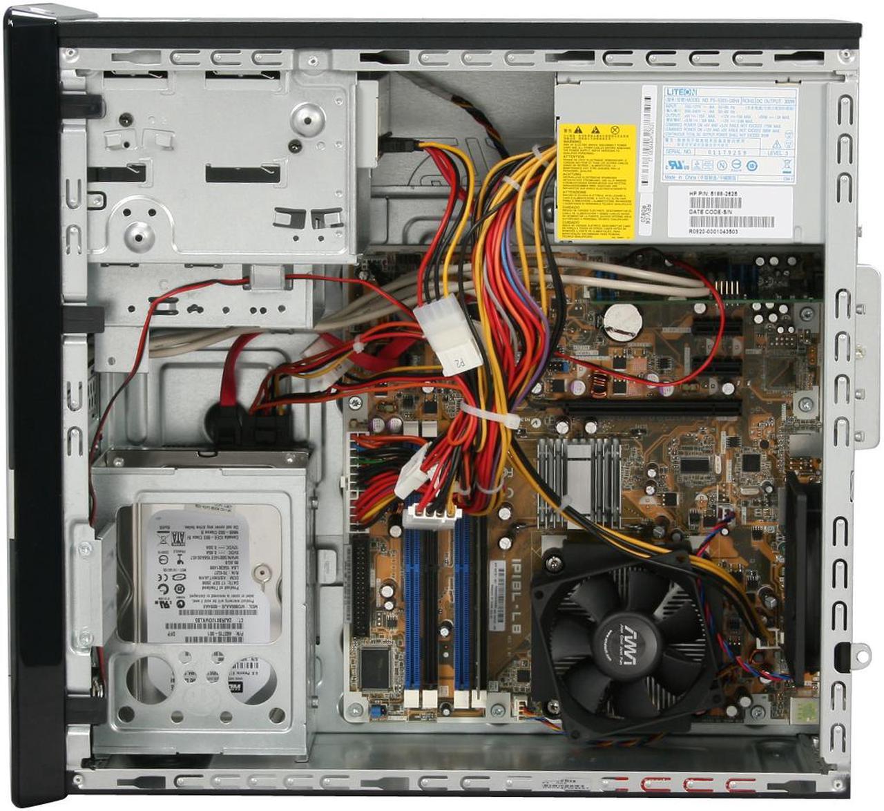 Alt view image 9 of 19 - HP Compaq Desktop PC dx2400(KR598UT#ABA) Intel Pentium E2220 1GB DDR2 80GB HDD Intel GMA 3100 Windows Vista Business / XP Professional downgrade
