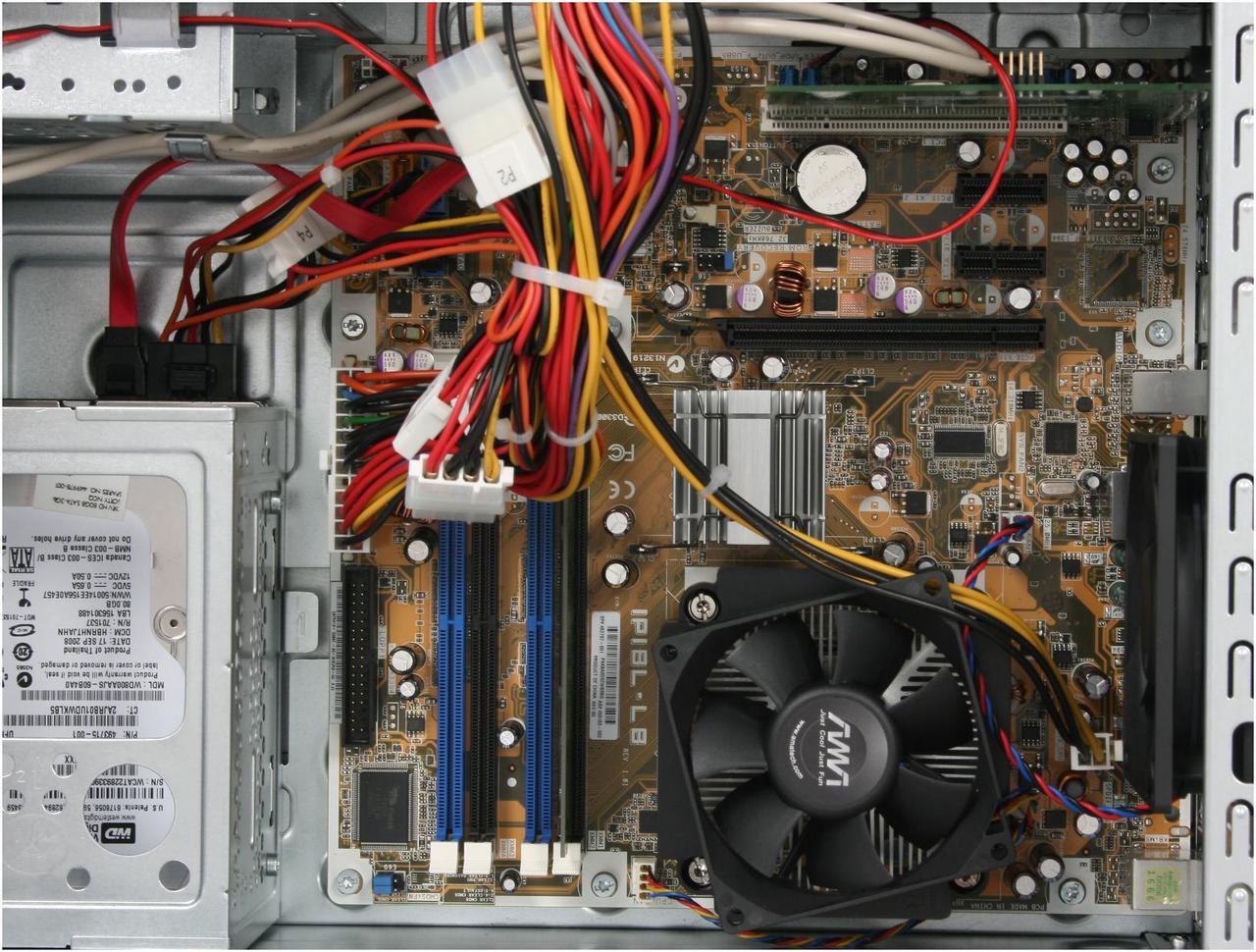 Alt view image 10 of 19 - HP Compaq Desktop PC dx2400(KR598UT#ABA) Intel Pentium E2220 1GB DDR2 80GB HDD Intel GMA 3100 Windows Vista Business / XP Professional downgrade