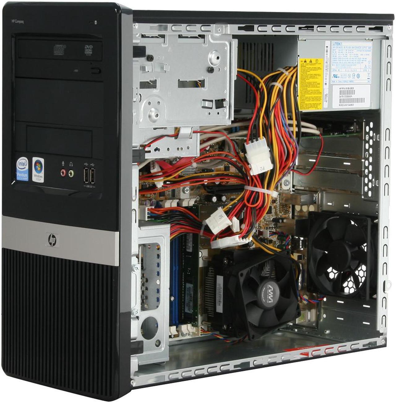 Alt view image 12 of 19 - HP Compaq Desktop PC dx2400(KR598UT#ABA) Intel Pentium E2220 1GB DDR2 80GB HDD Intel GMA 3100 Windows Vista Business / XP Professional downgrade