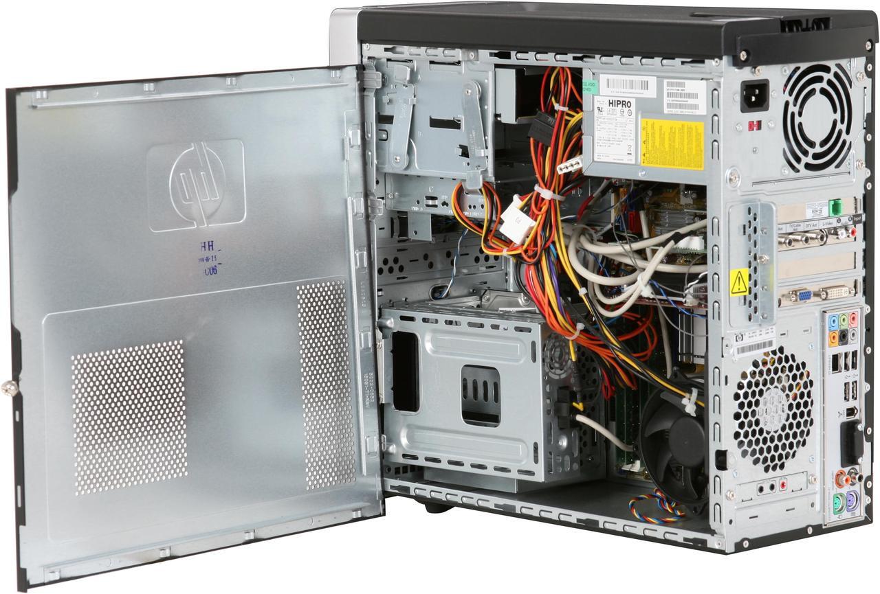 Alt view image 8 of 19 - HP Desktop PC Pavilion Elite M9340F(KQ497AAR) Intel Core 2 Quad Q6700 6GB DDR2 750GB HDD NVIDIA GeForce 9500 GS Windows Vista Home Premium 64-bit