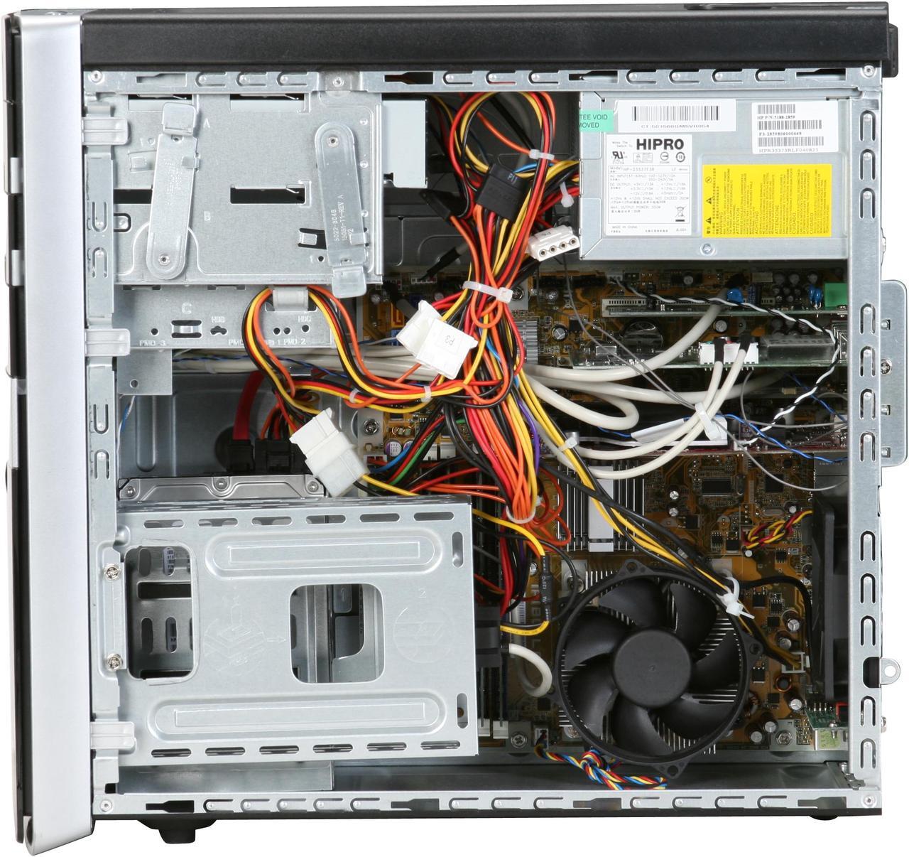 Alt view image 10 of 19 - HP Desktop PC Pavilion Elite M9340F(KQ497AAR) Intel Core 2 Quad Q6700 6GB DDR2 750GB HDD NVIDIA GeForce 9500 GS Windows Vista Home Premium 64-bit