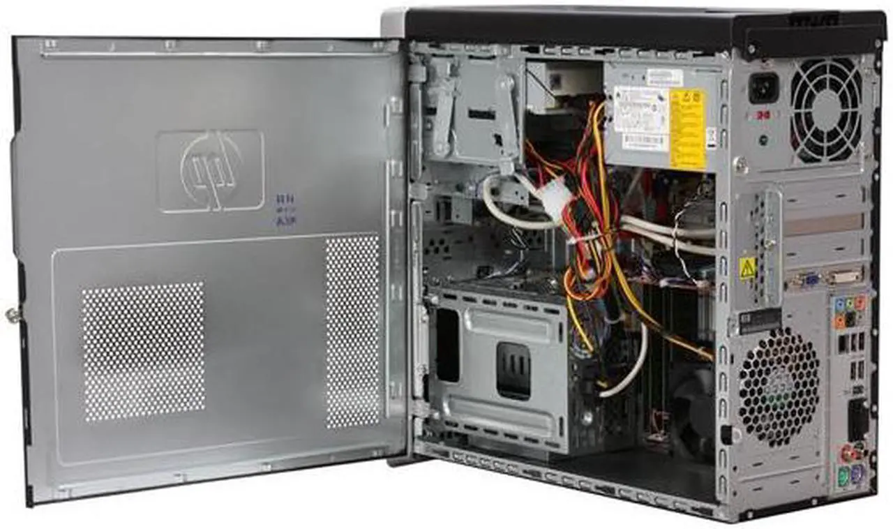 Alt view image 8 of 19 - HP Desktop PC Pavilion Elite M9510F(NC692AA) Intel Core 2 Quad Q8200 8GB DDR2 750GB HDD NVIDIA GeForce 9500 GS Windows Vista Home Premium 64-bit