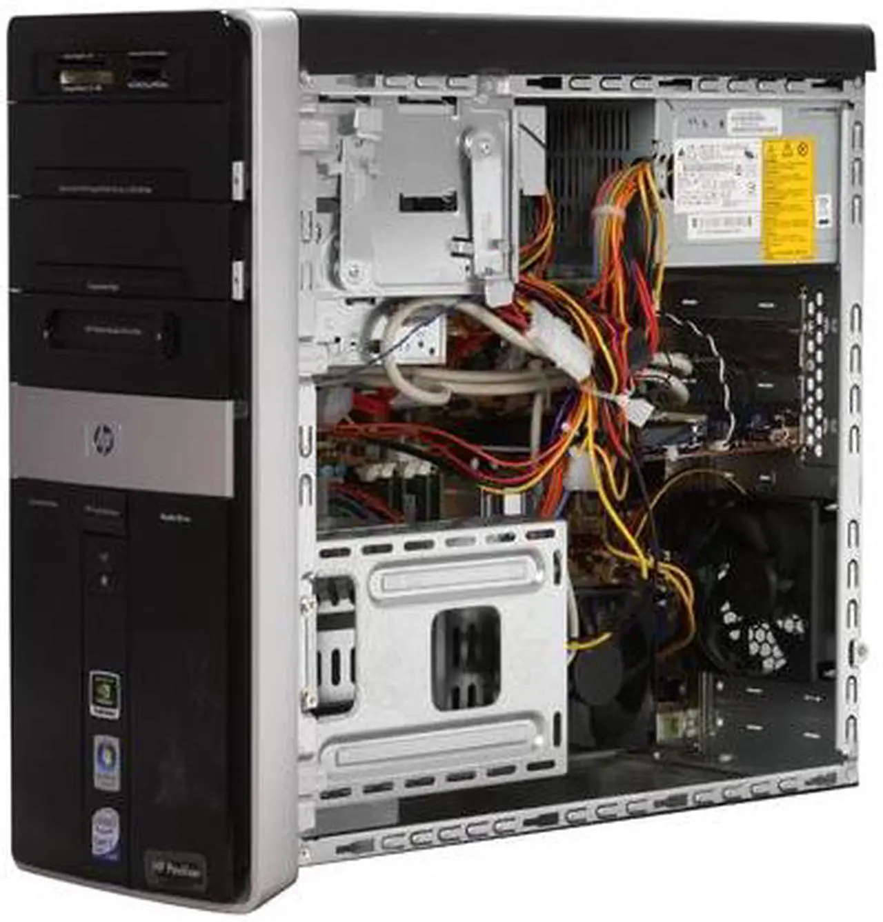 Alt view image 13 of 19 - HP Desktop PC Pavilion Elite M9510F(NC692AA) Intel Core 2 Quad Q8200 8GB DDR2 750GB HDD NVIDIA GeForce 9500 GS Windows Vista Home Premium 64-bit