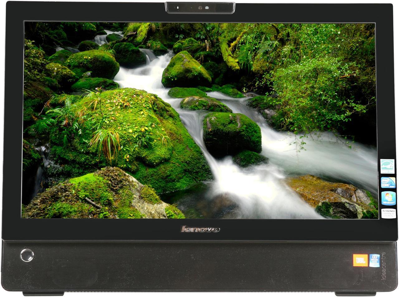 Alt view image 2 of 4 - Lenovo Desktop PC IdeaCentre A700(4024-4BU) Intel Core i5-460M 4GB DDR3 500GB HDD 23" Touchscreen Windows 7 Home Premium 64-bit