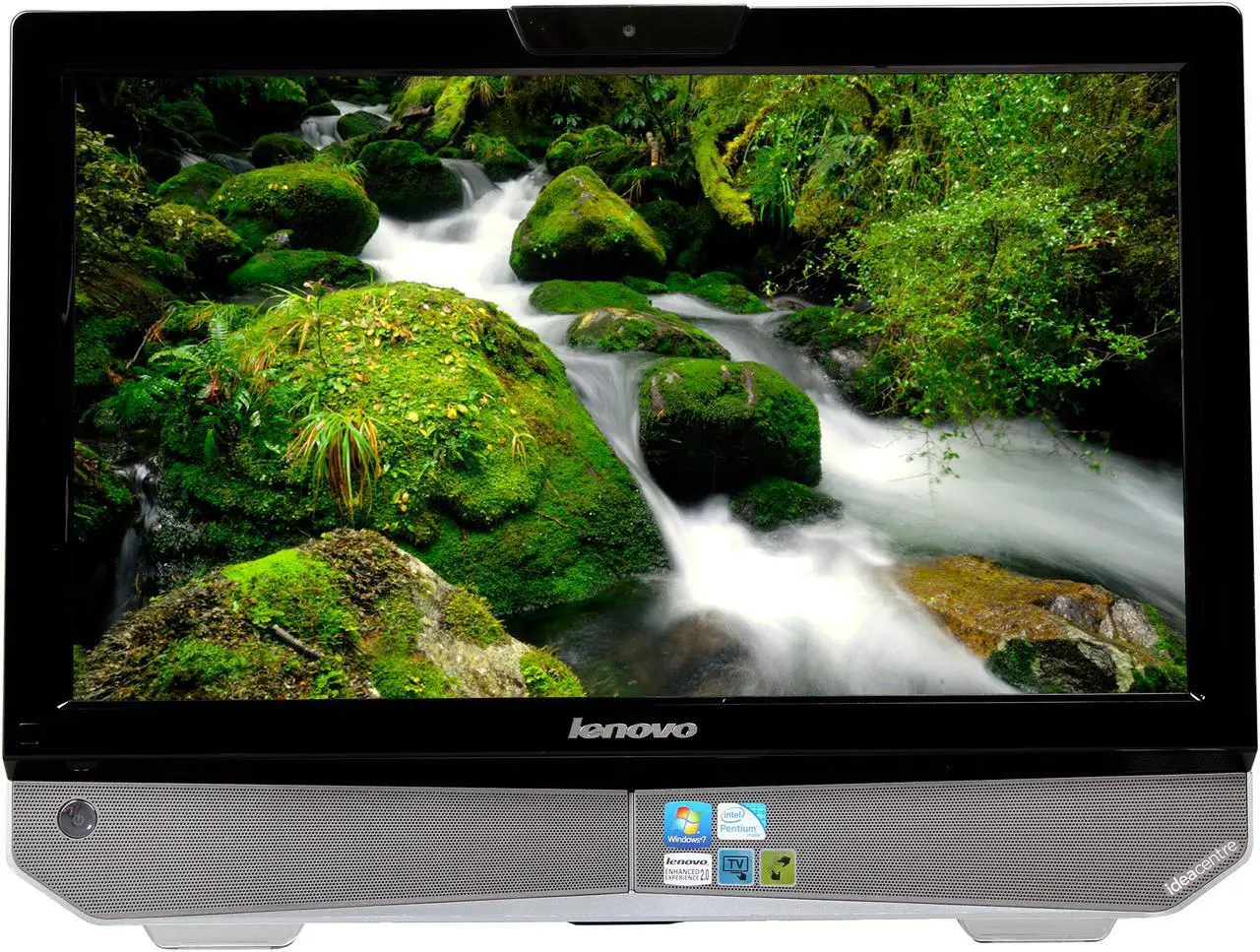 Alt view image 2 of 7 - Lenovo All-in-One PC IdeaCentre B320 (77602WU) Intel Pentium G630 4GB DDR3 500GB HDD 21.5" Touchscreen Windows 7 Home Premium 64-Bit