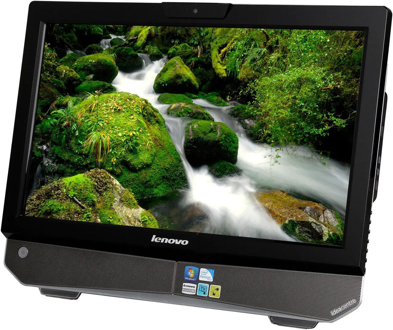 Alt view image 3 of 7 - Lenovo All-in-One PC IdeaCentre B320 (77602WU) Intel Pentium G630 4GB DDR3 500GB HDD 21.5" Touchscreen Windows 7 Home Premium 64-Bit