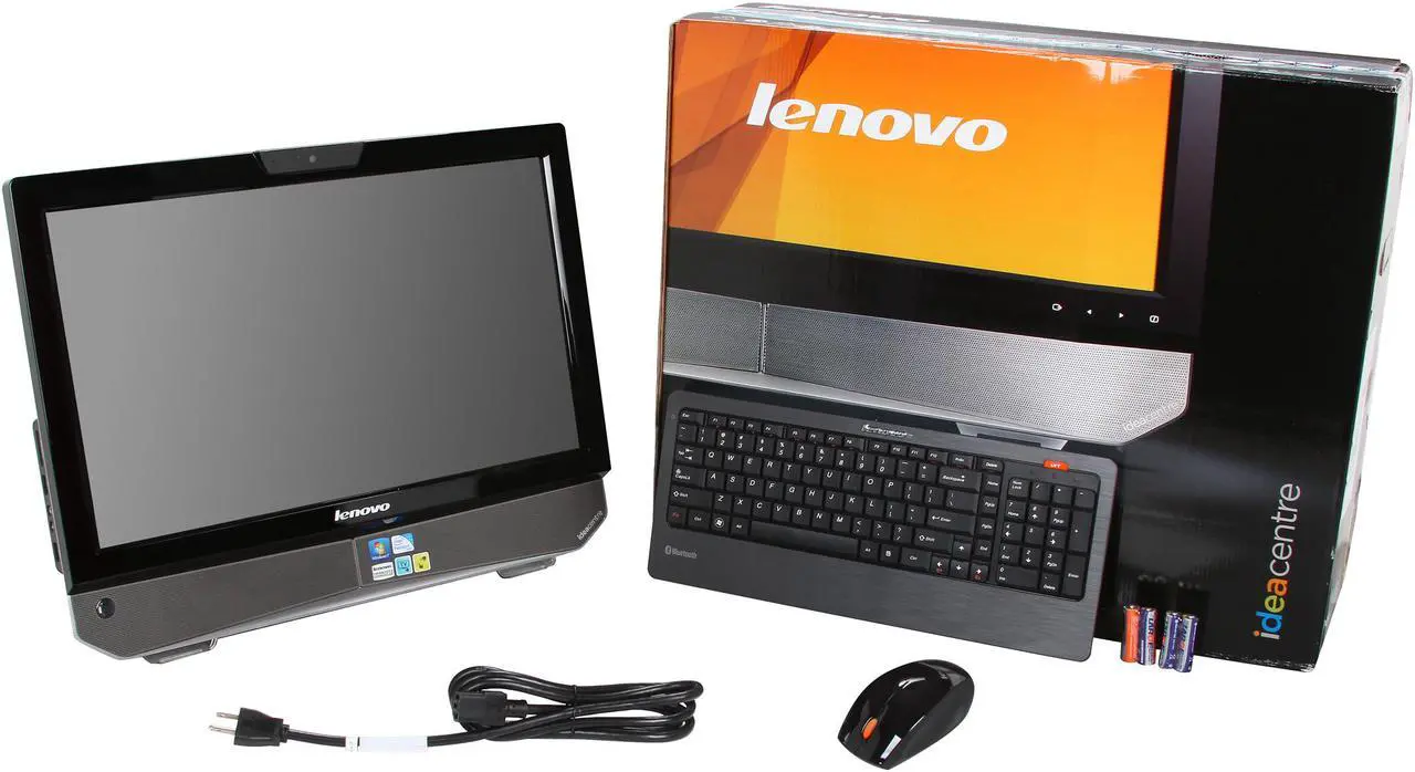 Alt view image 7 of 7 - Lenovo All-in-One PC IdeaCentre B320 (77602WU) Intel Pentium G630 4GB DDR3 500GB HDD 21.5" Touchscreen Windows 7 Home Premium 64-Bit