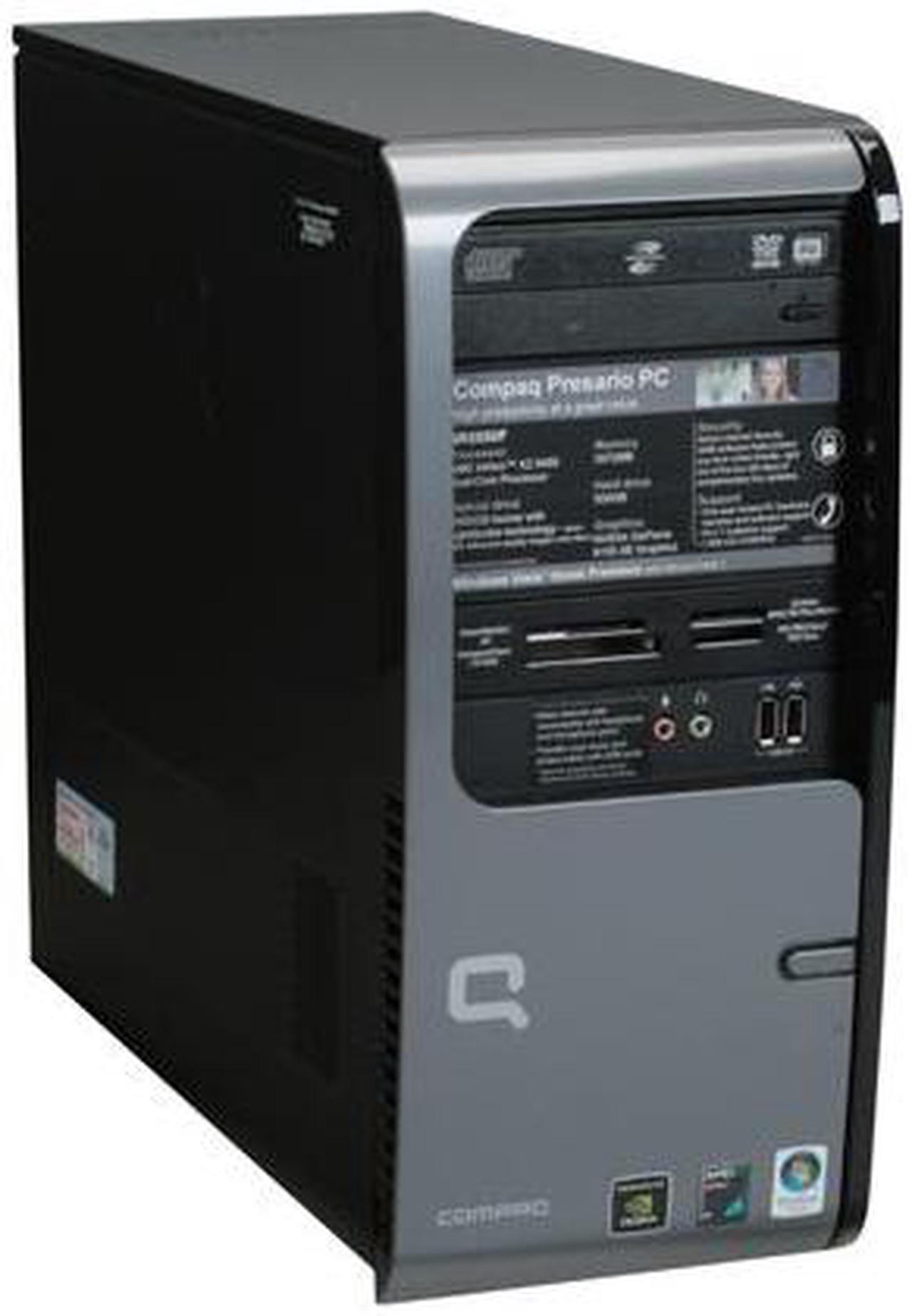 Alt view image 2 of 18 - COMPAQ Desktop PC Presario SR5550F(KQ514AA) 5400+ 3GB DDR2 500GB HDD NVIDIA GeForce 6150 SE Windows Vista Home Premium