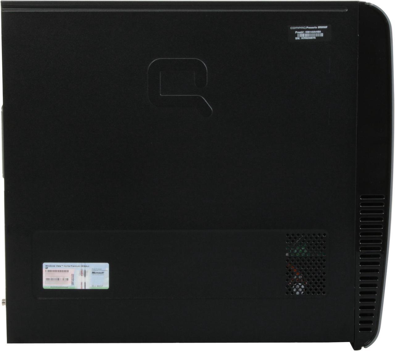 Alt view image 6 of 18 - COMPAQ Desktop PC Presario SR5550F(KQ514AA) 5400+ 3GB DDR2 500GB HDD NVIDIA GeForce 6150 SE Windows Vista Home Premium