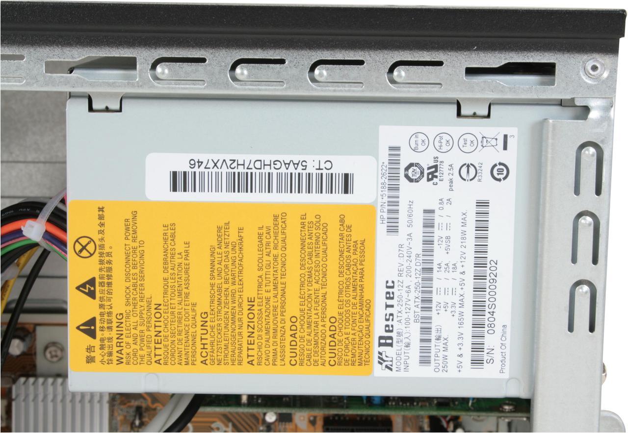 Alt view image 11 of 18 - COMPAQ Desktop PC Presario SR5550F(KQ514AA) 5400+ 3GB DDR2 500GB HDD NVIDIA GeForce 6150 SE Windows Vista Home Premium