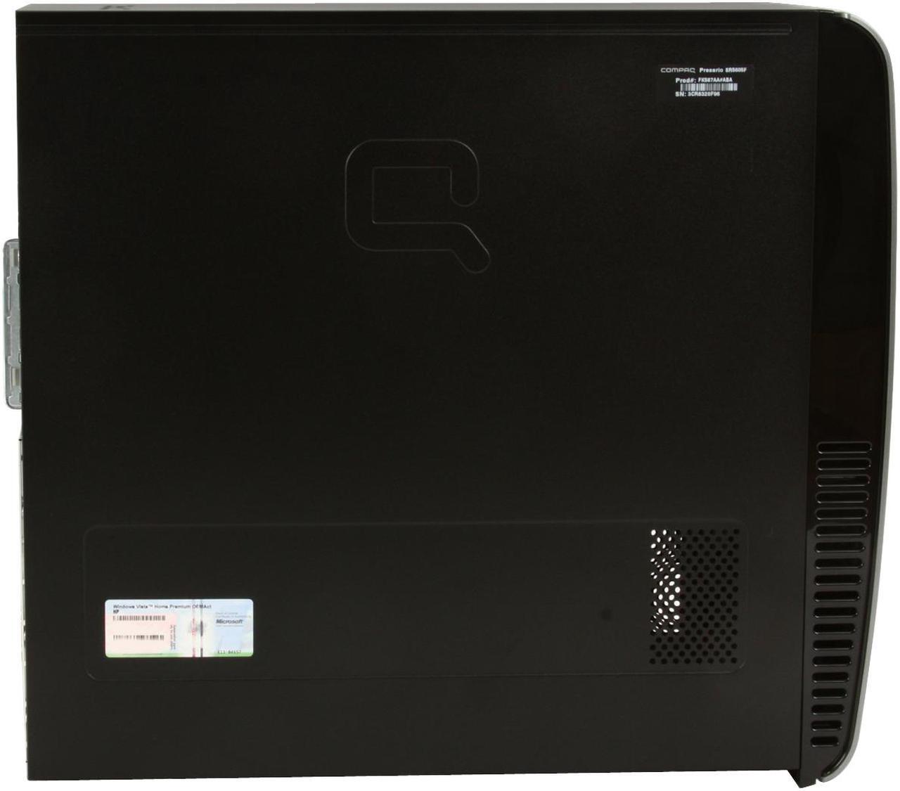 Alt view image 6 of 19 - COMPAQ Desktop PC Presario SR5605F(FK587AA) AMD Athlon 64 LE-1640 1GB DDR2 250GB HDD NVIDIA GeForce 6150 SE Windows Vista Home Premium