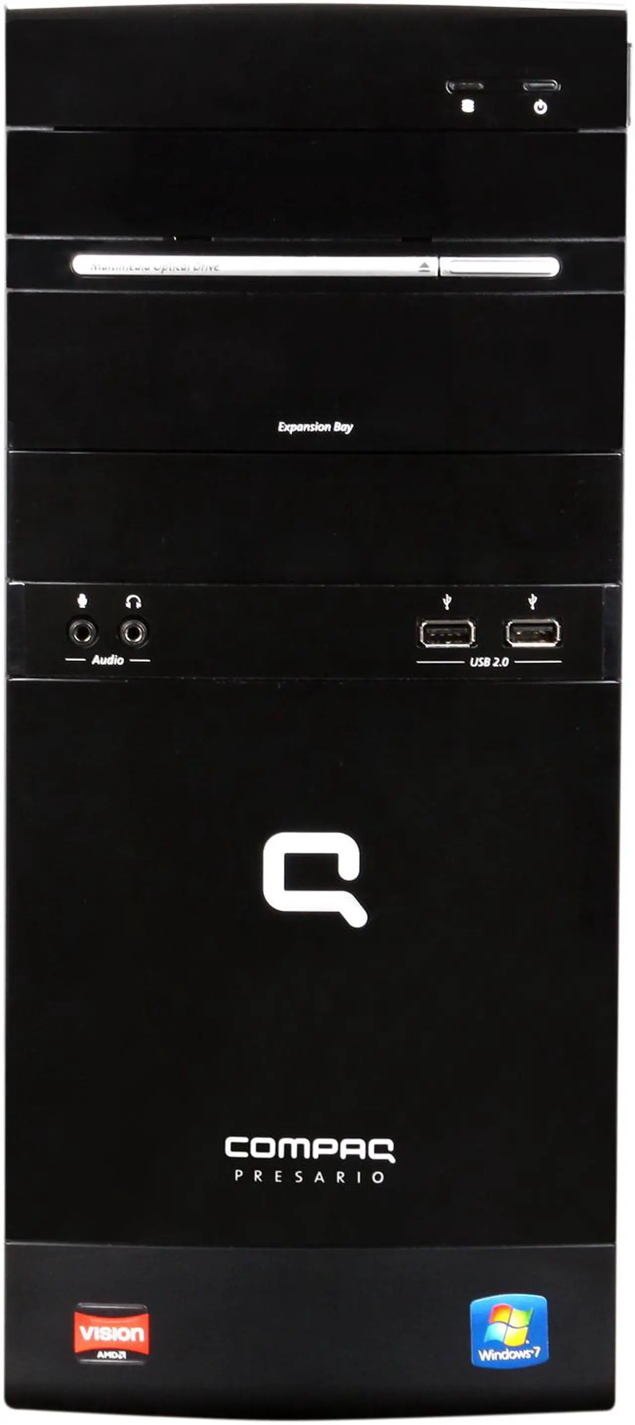Alt view image 2 of 9 - COMPAQ Desktop PC Presario CQ5720F (BV526AA#ABA) AMD Athlon II X2 245 3GB DDR3 640GB HDD ATI Radeon 3000 IGP Windows 7 Home Premium 64-bit