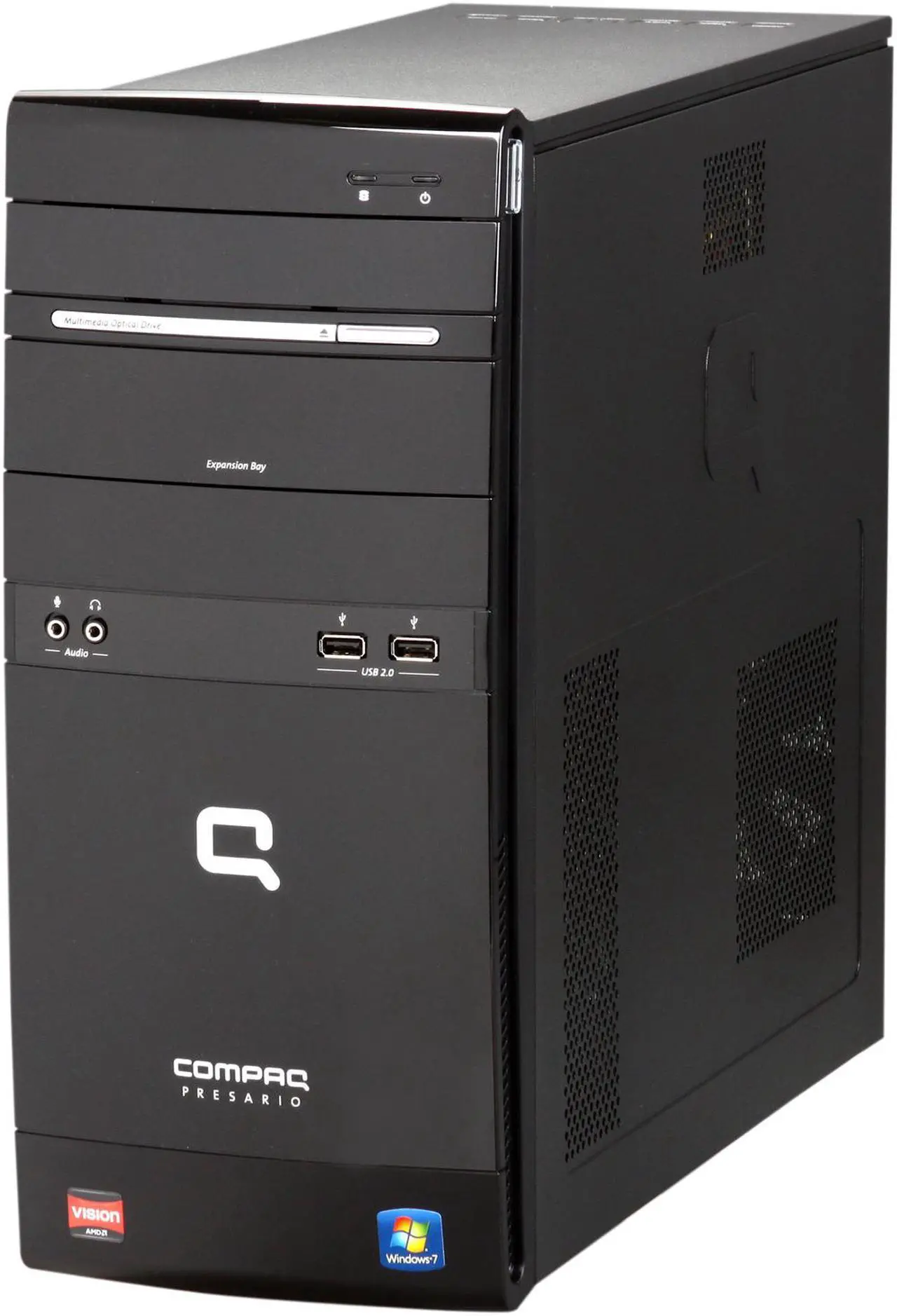Alt view image 3 of 9 - COMPAQ Desktop PC Presario CQ5720F (BV526AA#ABA) AMD Athlon II X2 245 3GB DDR3 640GB HDD ATI Radeon 3000 IGP Windows 7 Home Premium 64-bit