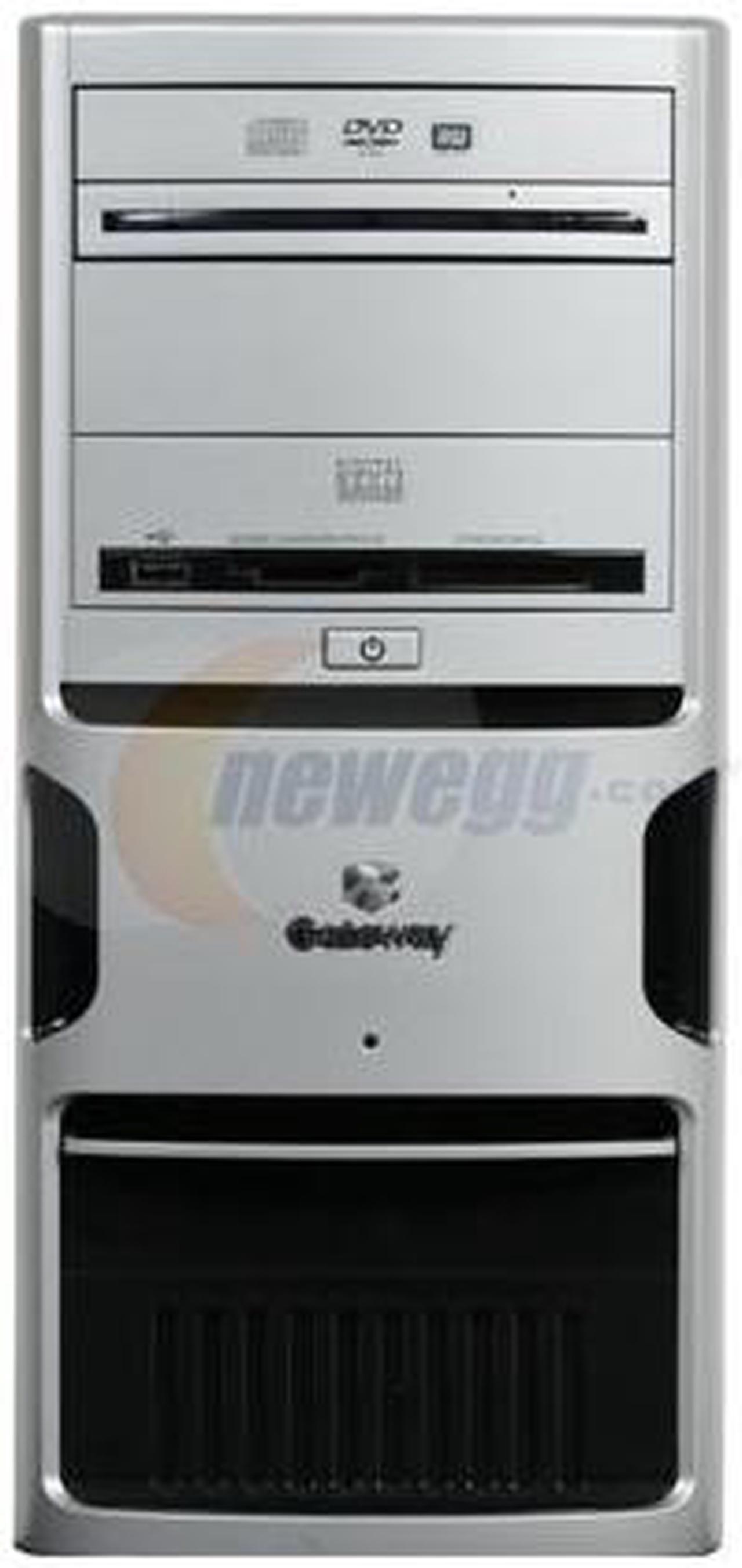 Alt view image 4 of 18 - Gateway Media Center Computer GT5242E - RA 4000+ 1GB DDR 160GB HDD NVIDIA GeForce 6100 Windows XP Media Center