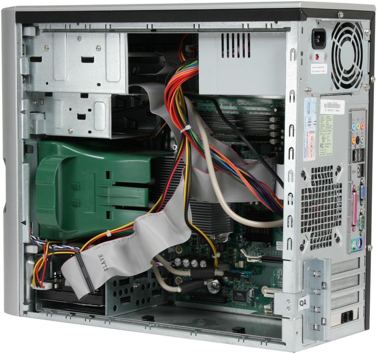 Alt view image 12 of 18 - Gateway Media Center Computer GT5242E - RA 4000+ 1GB DDR 160GB HDD NVIDIA GeForce 6100 Windows XP Media Center