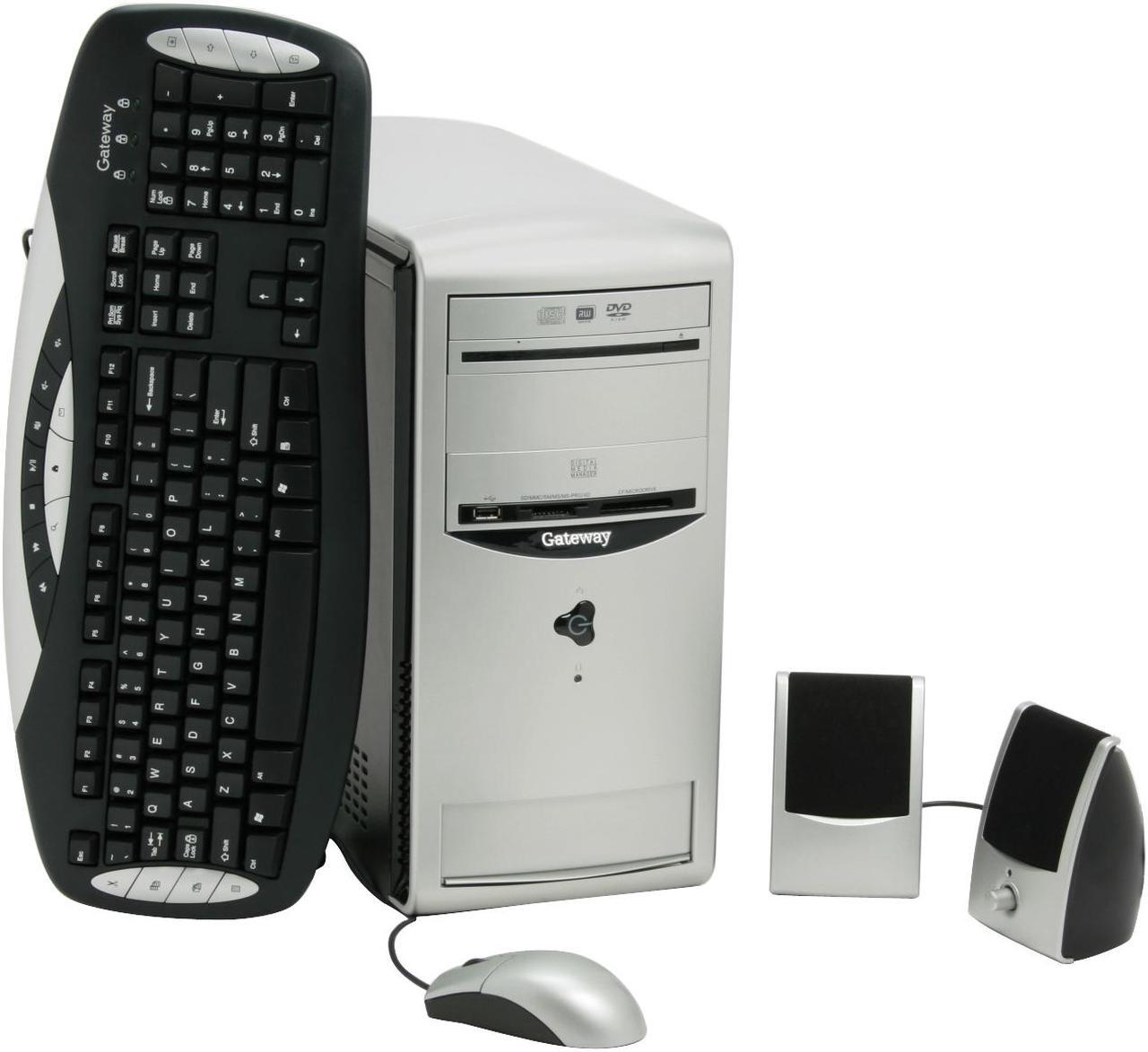 Main image of Gateway Desktop PC 812GM 3200+ 512MB DDR 160GB HDD Windows XP Media Center Edition 2005