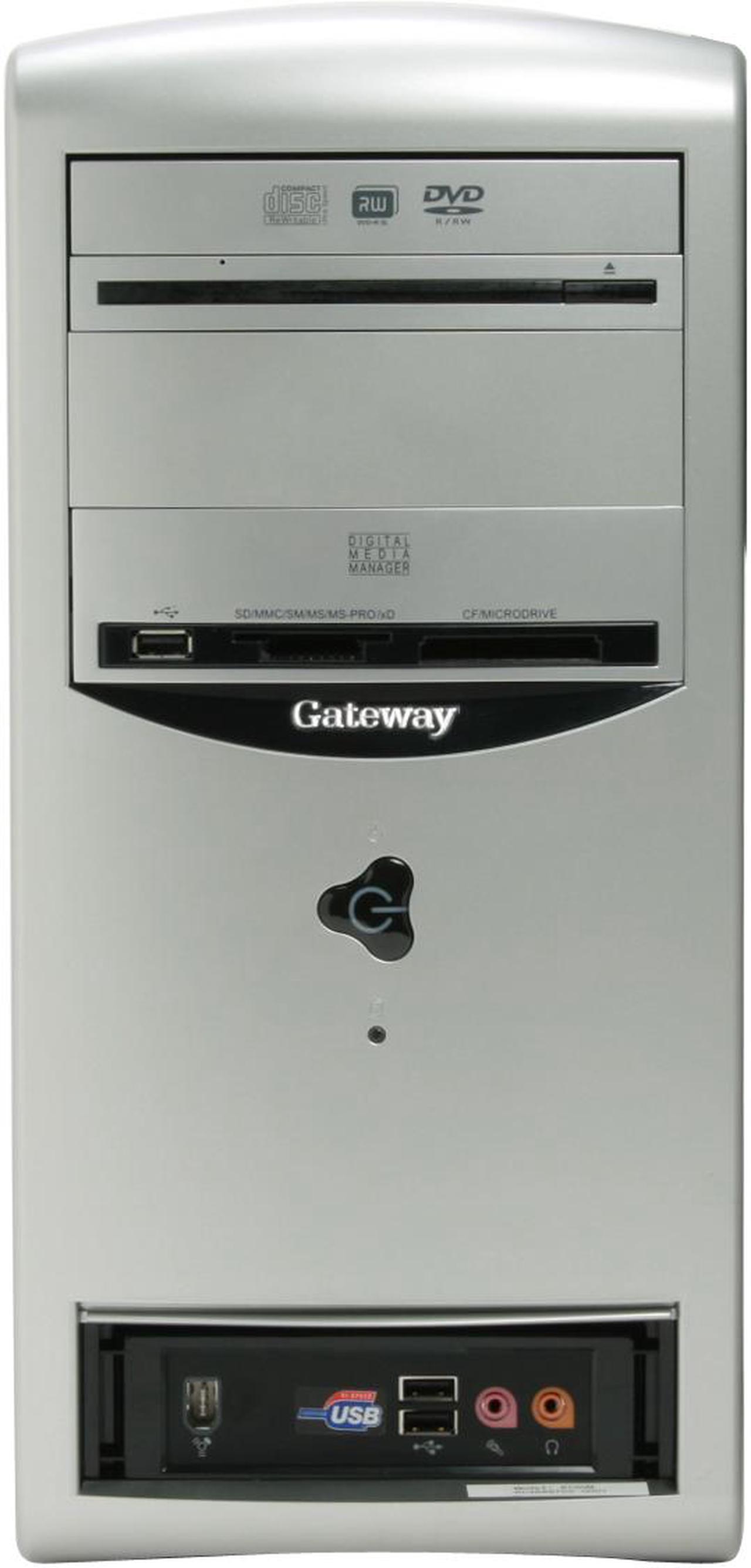Alt view image 3 of 18 - Gateway Desktop PC 812GM 3200+ 512MB DDR 160GB HDD Windows XP Media Center Edition 2005