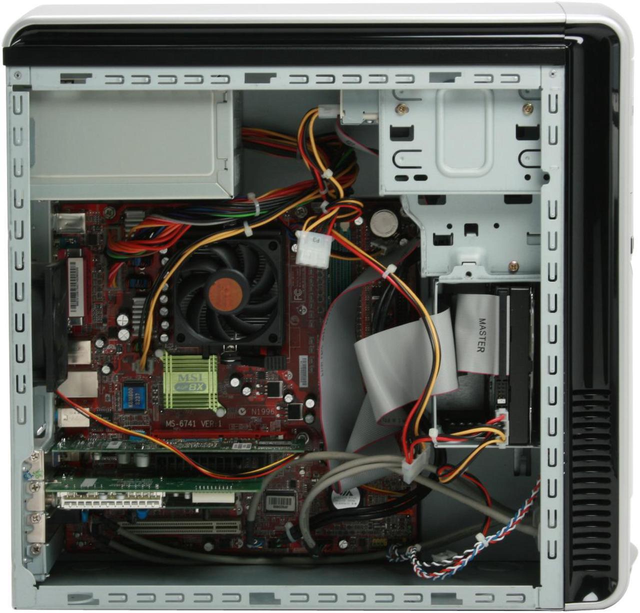 Alt view image 9 of 18 - Gateway Desktop PC 812GM 3200+ 512MB DDR 160GB HDD Windows XP Media Center Edition 2005