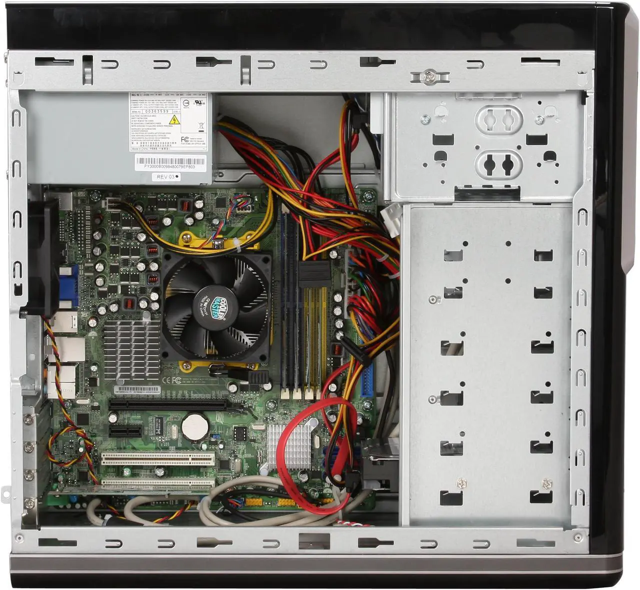 Alt view image 10 of 20 - Gateway Desktop PC DX Series DX4200-11 AMD Phenom X4 9550 6GB DDR2 750GB HDD ATI Radeon HD 3200 Windows Vista Home Premium 64-bit