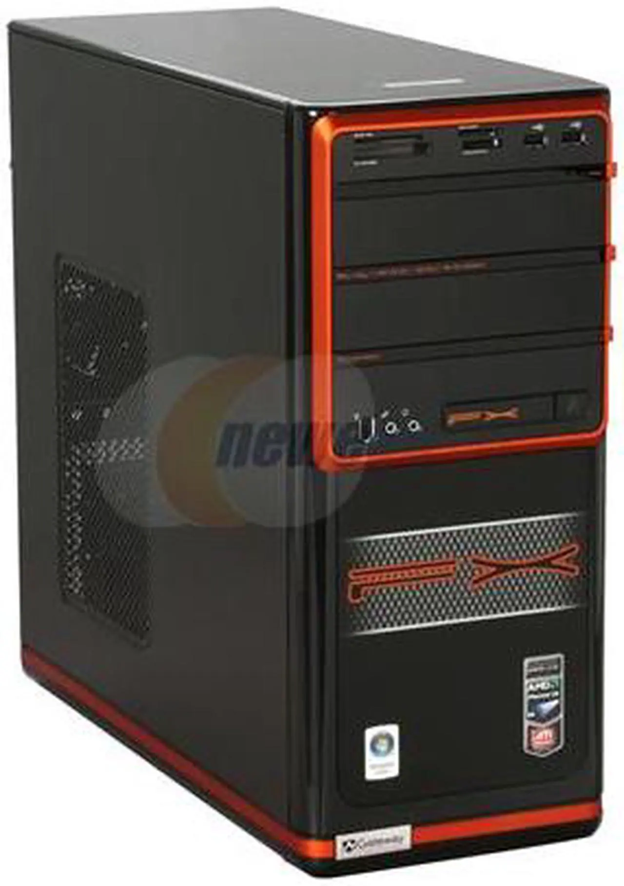 Alt view image 2 of 10 - Gateway Desktop PC FX Series FX4200-EBF01A AMD Phenom X4 9750 8GB DDR2 1TB HDD ATI Radeon HD 3850 Windows Vista Home Premium 64-bit