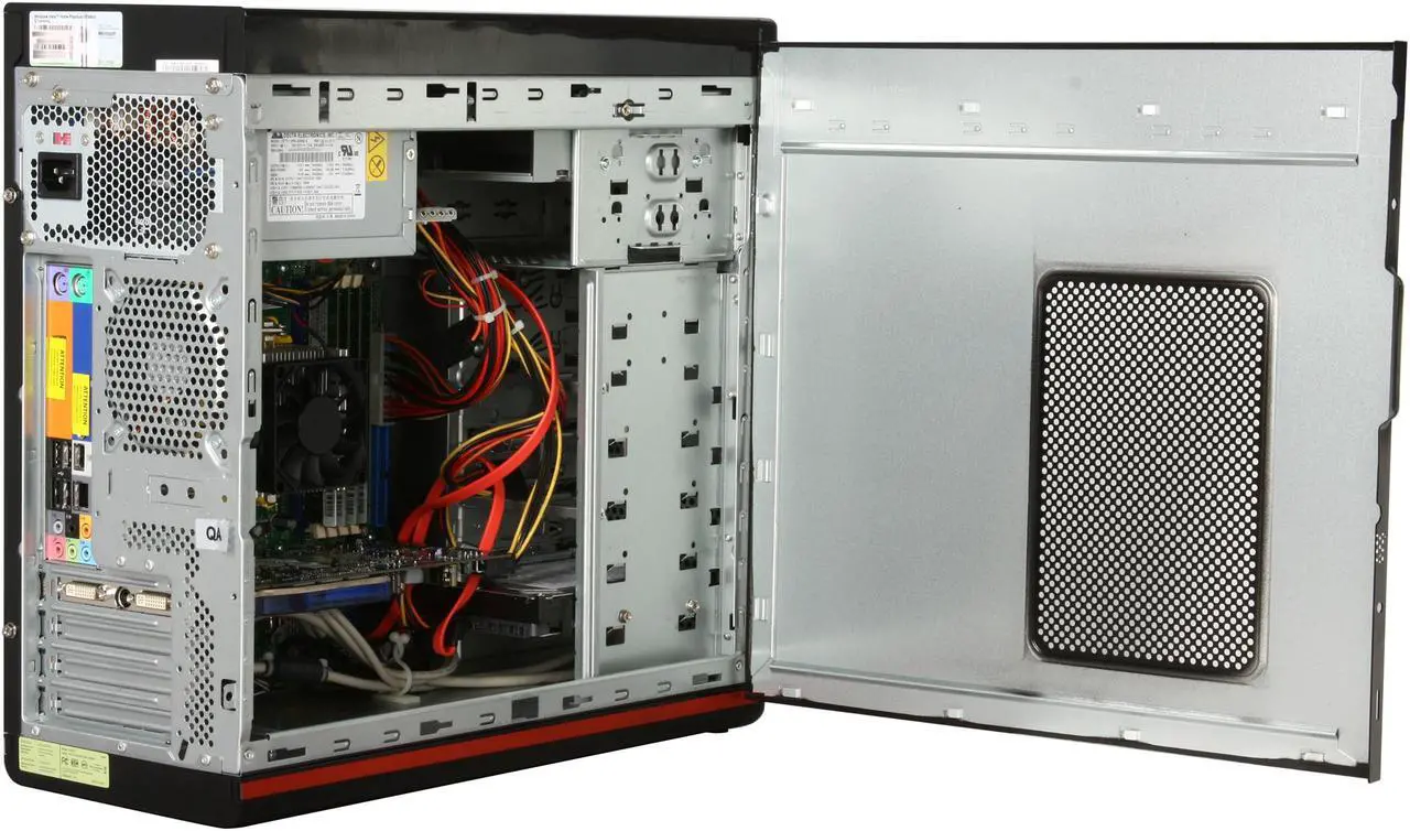 Alt view image 6 of 10 - Gateway Desktop PC FX Series FX4200-EBF01A AMD Phenom X4 9750 8GB DDR2 1TB HDD ATI Radeon HD 3850 Windows Vista Home Premium 64-bit