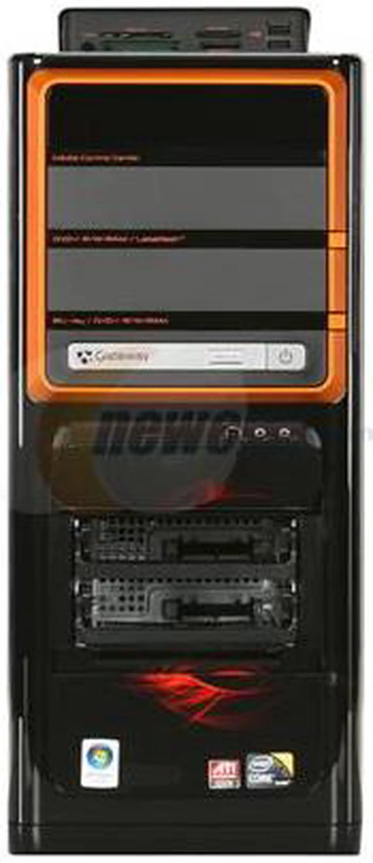 Alt view image 2 of 9 - Gateway Desktop PC FX Series FX6801-07 Intel Core i7-975 12GB DDR3 2TB HDD ATI Radeon HD 4870 X2 Windows Vista Home Premium 64-bit