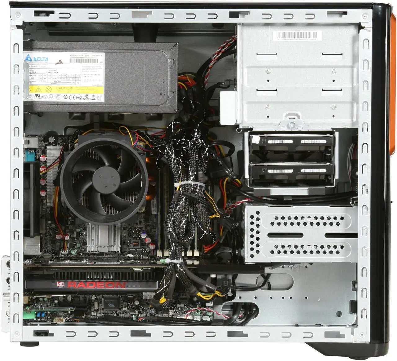 Alt view image 6 of 9 - Gateway Desktop PC FX Series FX6801-07 Intel Core i7-975 12GB DDR3 2TB HDD ATI Radeon HD 4870 X2 Windows Vista Home Premium 64-bit