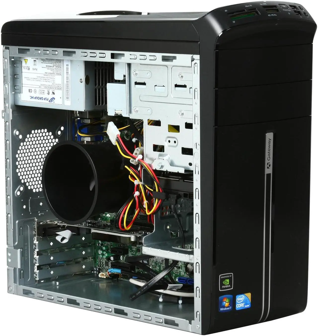 Alt view image 7 of 10 - Gateway Desktop PC DX Series DX4831-03 Intel Core i5-650 8GB DDR3 1TB HDD NVIDIA GeForce GT 220 Windows 7 Home Premium 64-bit