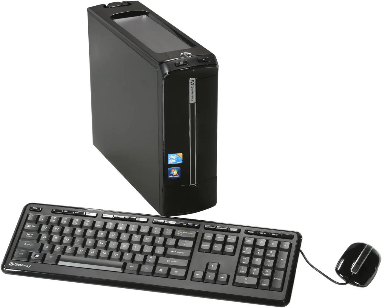 pc tour hp P6222fr core 2 quad q8300 4go 320go gf210 vga dvi hdmi win10 ok