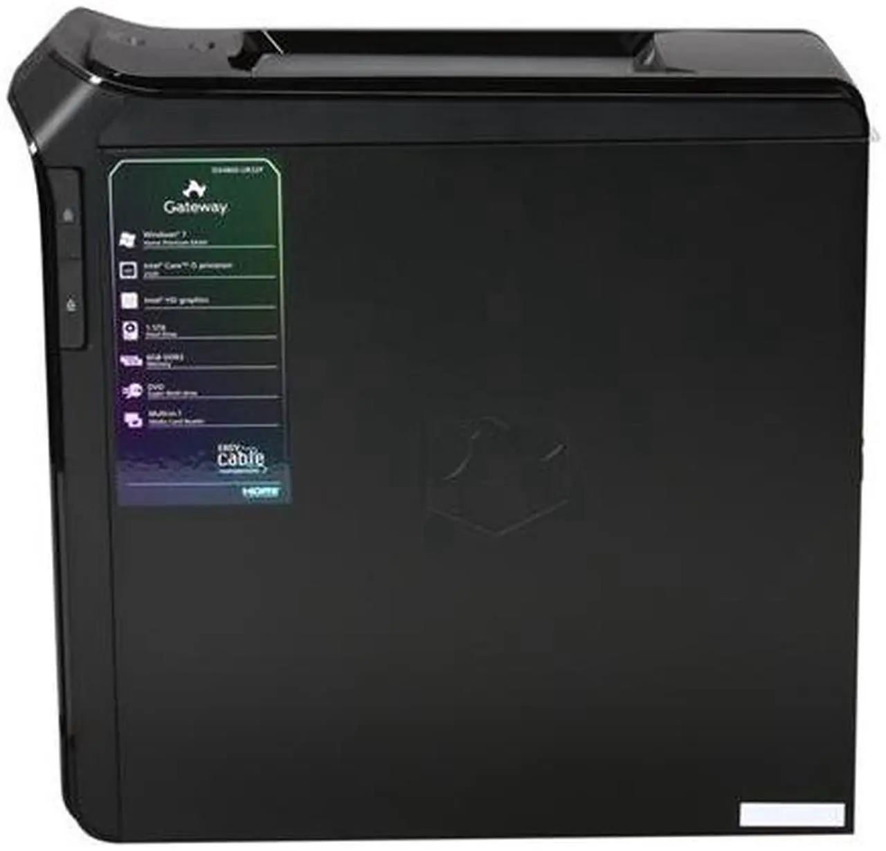 Alt view image 4 of 10 - Gateway Desktop PC DX4860-UR32P (PT.GCCP2.016) Intel Core i5-2320 6GB DDR3 1.5TB HDD Intel HD Graphics 2000 Windows 7 Home Premium 64-Bit