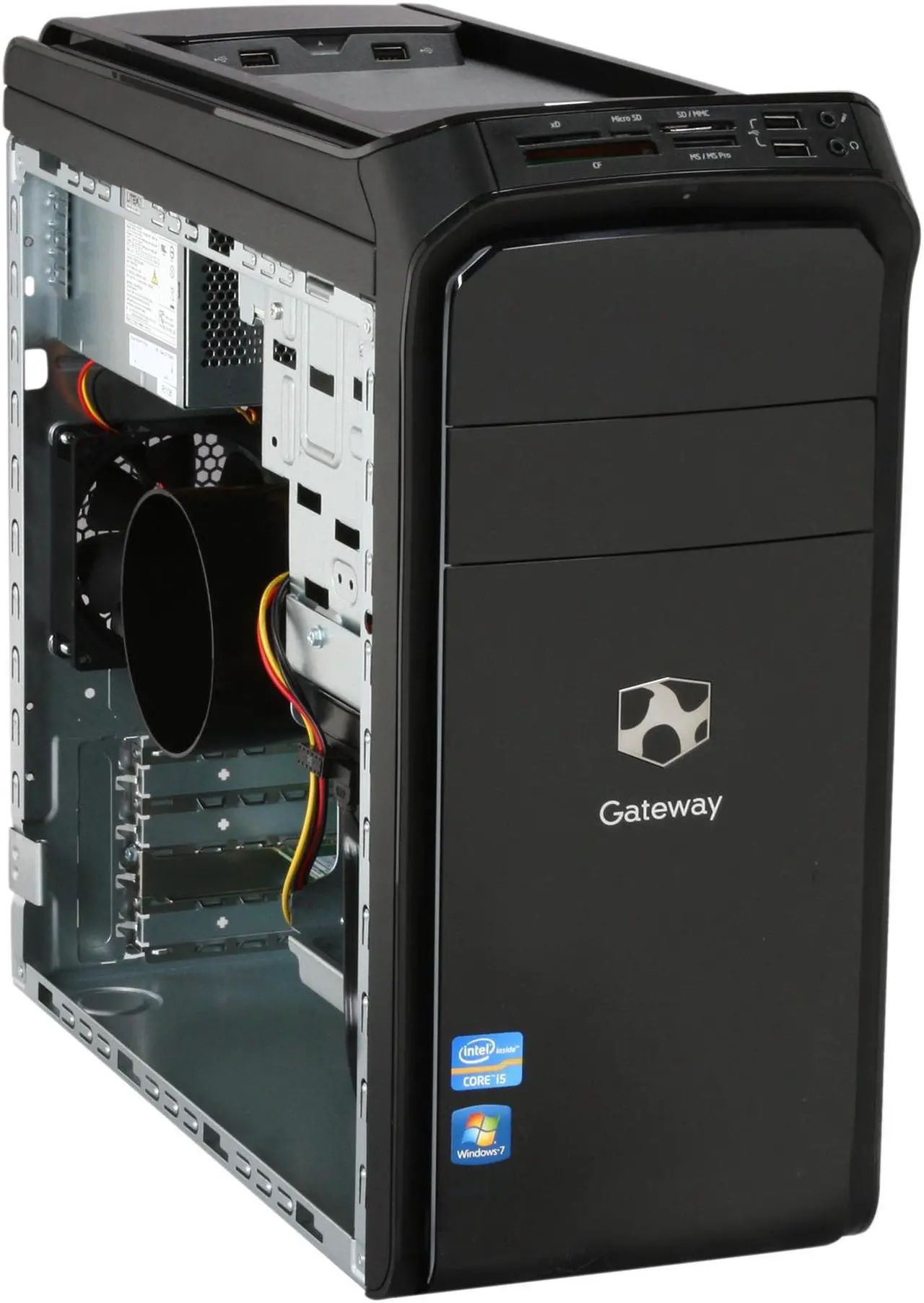 Alt view image 7 of 10 - Gateway Desktop PC DX4860-UR32P (PT.GCCP2.016) Intel Core i5-2320 6GB DDR3 1.5TB HDD Intel HD Graphics 2000 Windows 7 Home Premium 64-Bit