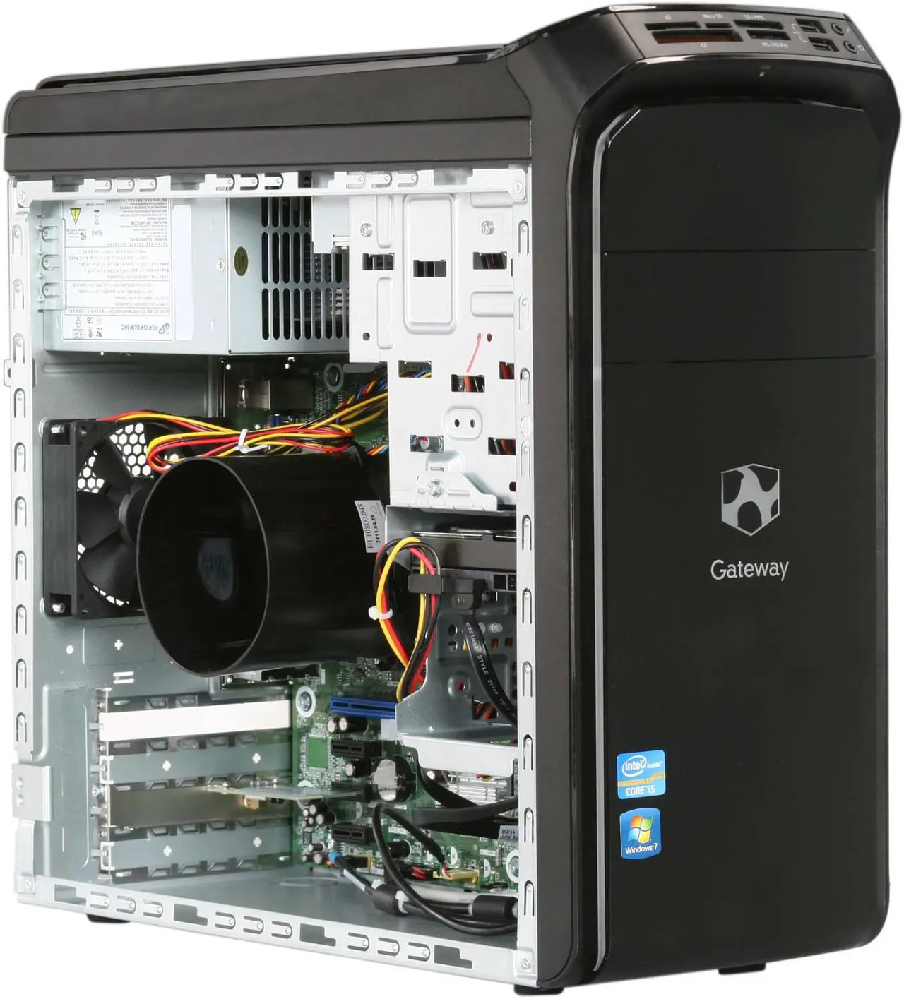 Alt view image 8 of 9 - Gateway Desktop PC DX4860-UB21P Intel Core i5-2300 8GB 1TB HDD Windows 7 Home Premium 64-Bit