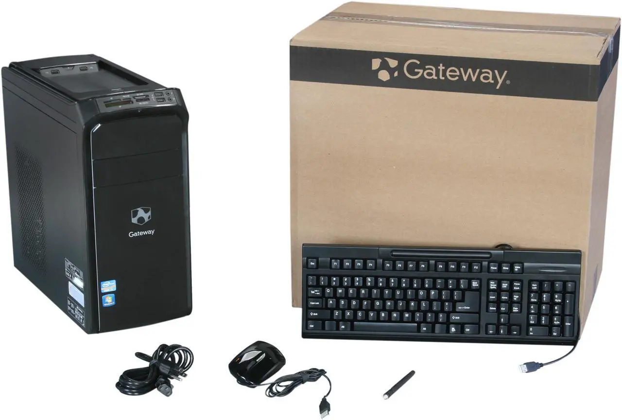 Alt view image 9 of 9 - Gateway Desktop PC DX4860-UB21P Intel Core i5-2300 8GB 1TB HDD Windows 7 Home Premium 64-Bit