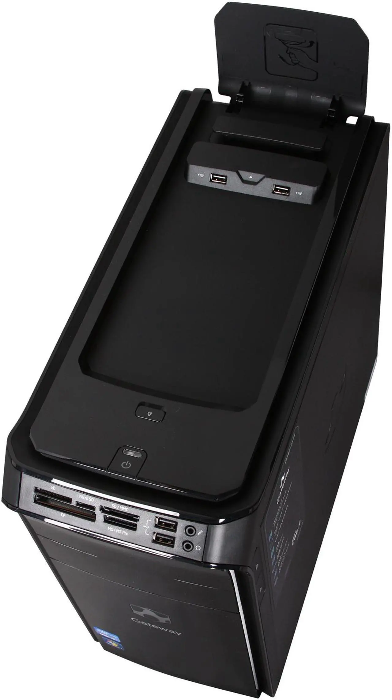 Alt view image 5 of 10 - Gateway Desktop PC DX4860-UR10P (PT.GCPP2.017) Intel Core i5-2320 6GB DDR3 2TB HDD Intel HD Graphics 2000 Windows 7 Home Premium 64-Bit