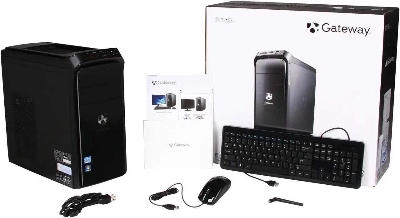 Alt view image 10 of 10 - Gateway Desktop PC DX4860-UR10P (PT.GCPP2.017) Intel Core i5-2320 6GB DDR3 2TB HDD Intel HD Graphics 2000 Windows 7 Home Premium 64-Bit