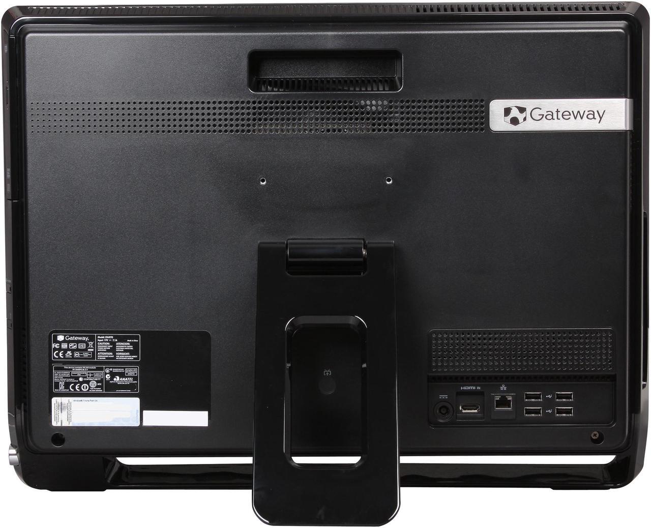 Alt view image 5 of 7 - Gateway All-in-One PC ZX4970-UR10P (DO.GDAAA.001) Intel Celeron G530 4GB DDR3 500GB HDD 21.5" Windows 7 Home Premium 64-Bit