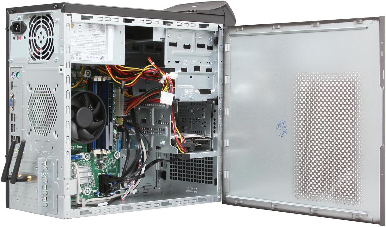 Alt view image 5 of 9 - Gateway Desktop PC DX Series DX4870-UB17(DT.GDDAA.019) Intel Core i3-3220 6GB DDR3 1TB HDD Intel HD Graphics 2500 Windows 8 64-Bit