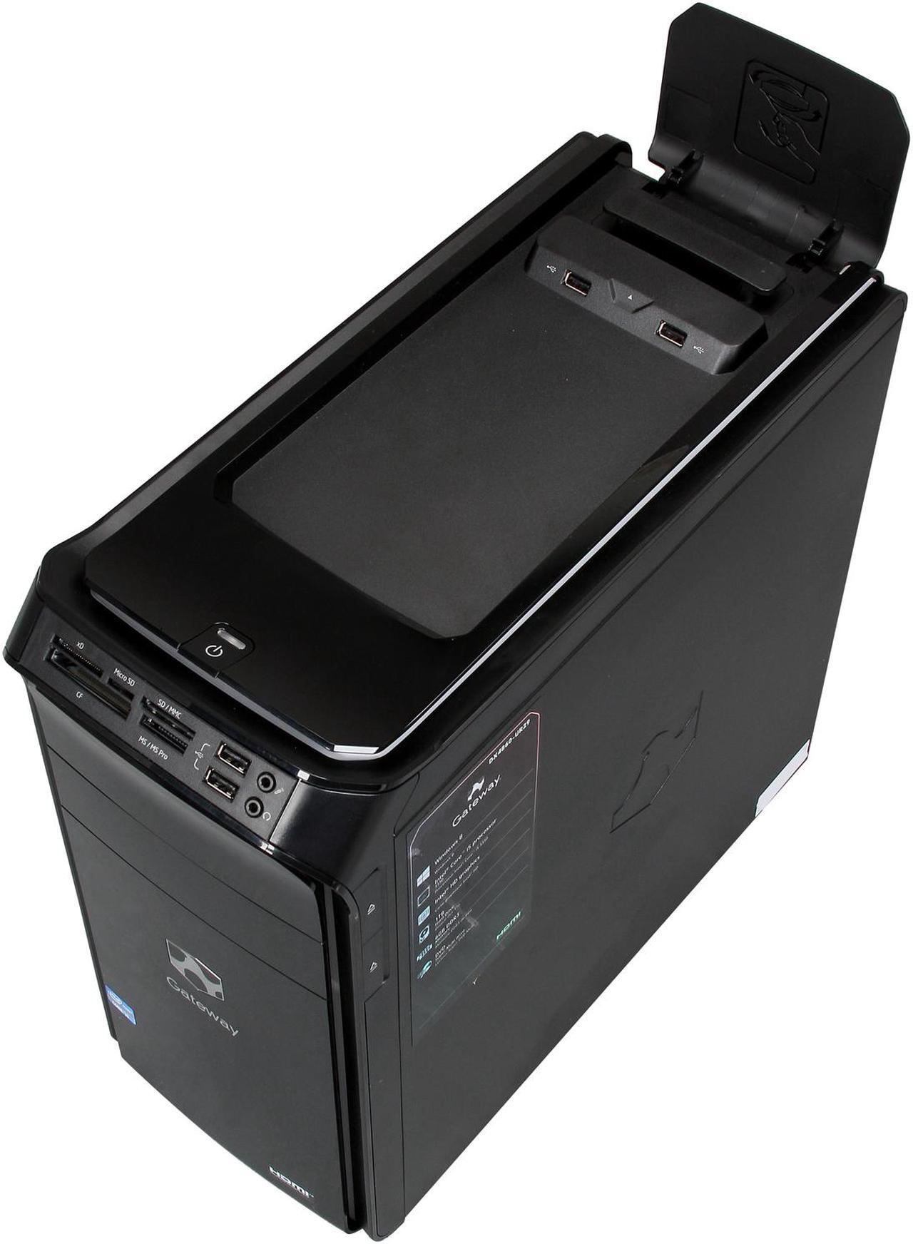Alt view image 9 of 11 - Gateway Desktop PC DX4860-UR29 Intel Core i5-3330 6GB DDR3 1TB HDD Intel HD Graphics Windows 8