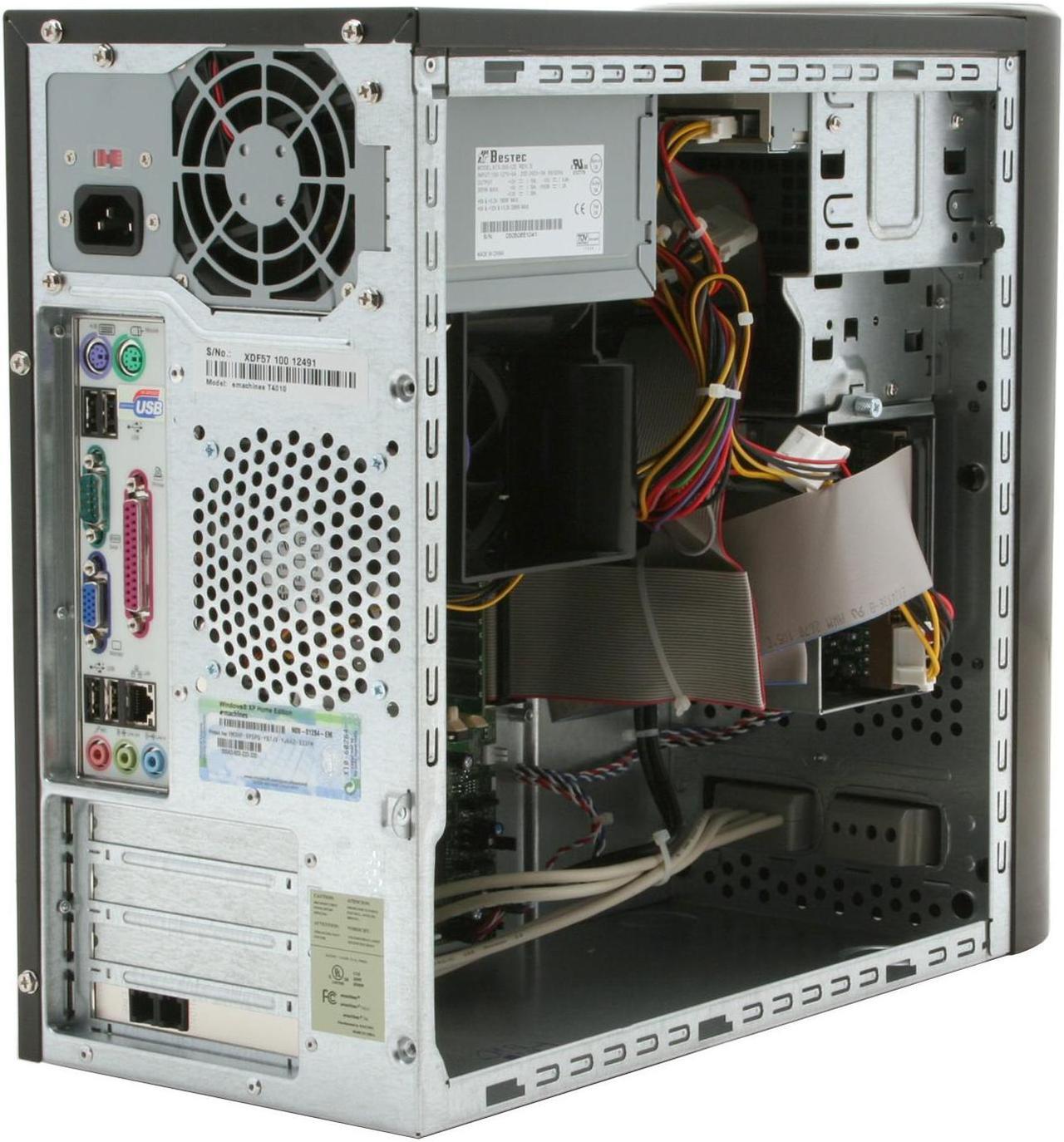 Alt view image 11 of 18 - eMachines Desktop PC T4010 Intel Celeron D 340 512MB DDR 100GB HDD Intel Extreme Graphics 2 Microsoft Windows XP Home (SP2)