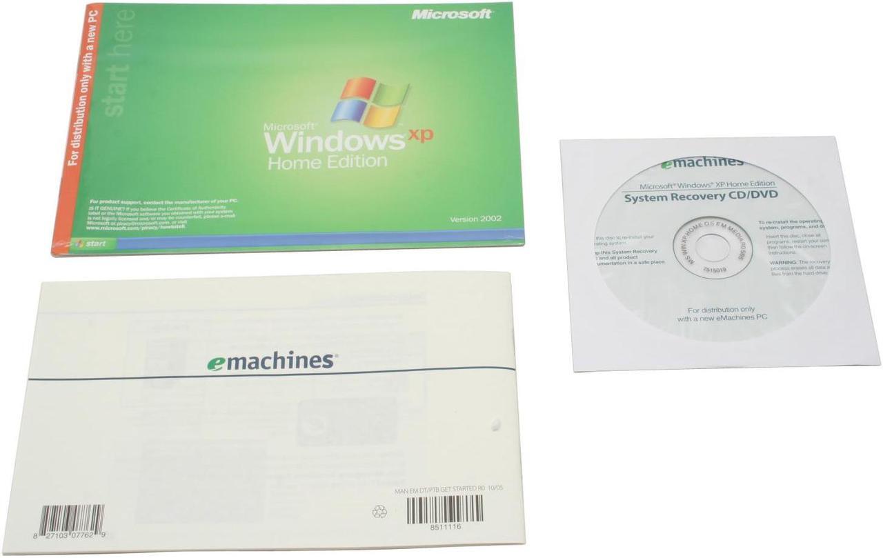 Alt view image 6 of 11 - eMachines Desktop PC T3304 3300+ 256MB DDR 100GB HDD NVIDIA GeForce 6100 Windows XP Home