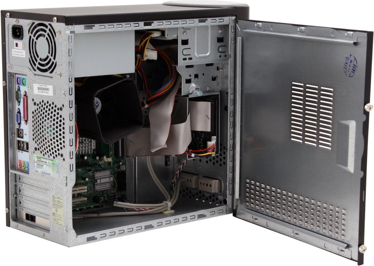 Alt view image 7 of 19 - eMachines Desktop PC W3503 - RA Intel Celeron D 356 512MB DDR 160GB HDD ATI Radeon Xpress 200 Integrated Windows XP Media Center Edition 2005