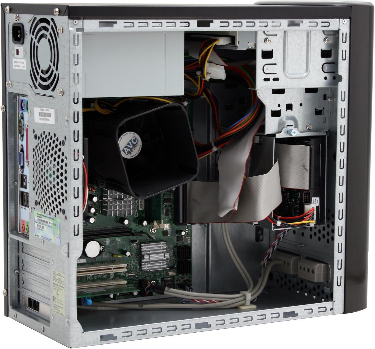 Alt view image 8 of 19 - eMachines Desktop PC W3503 - RA Intel Celeron D 356 512MB DDR 160GB HDD ATI Radeon Xpress 200 Integrated Windows XP Media Center Edition 2005