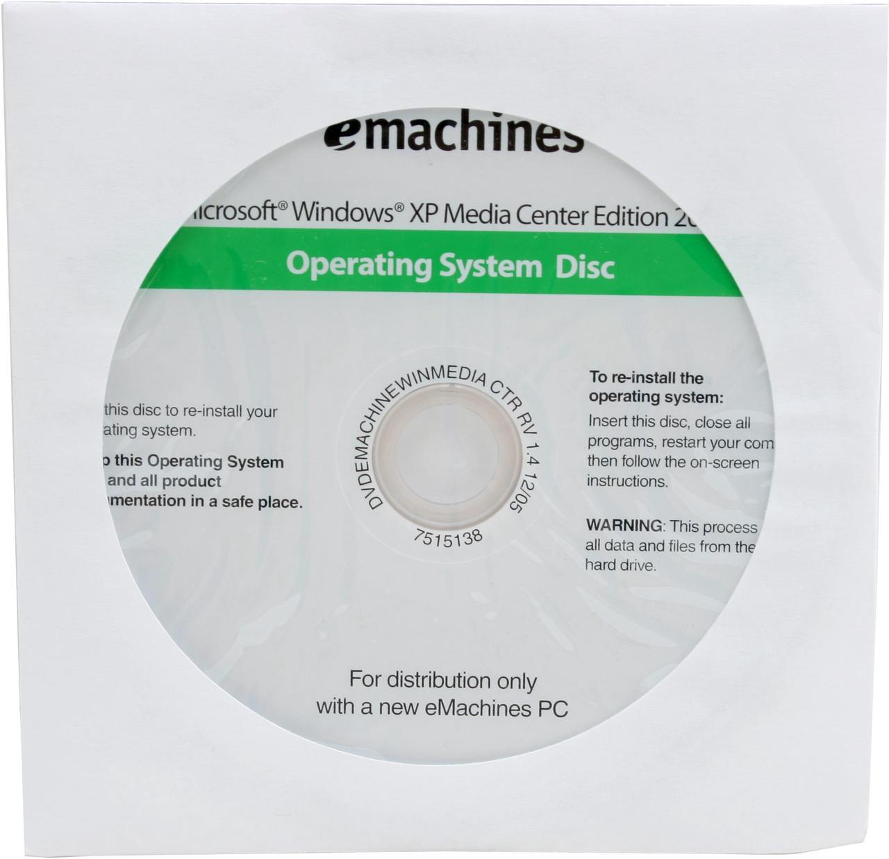 Alt view image 18 of 19 - eMachines Desktop PC W3503 - RA Intel Celeron D 356 512MB DDR 160GB HDD ATI Radeon Xpress 200 Integrated Windows XP Media Center Edition 2005
