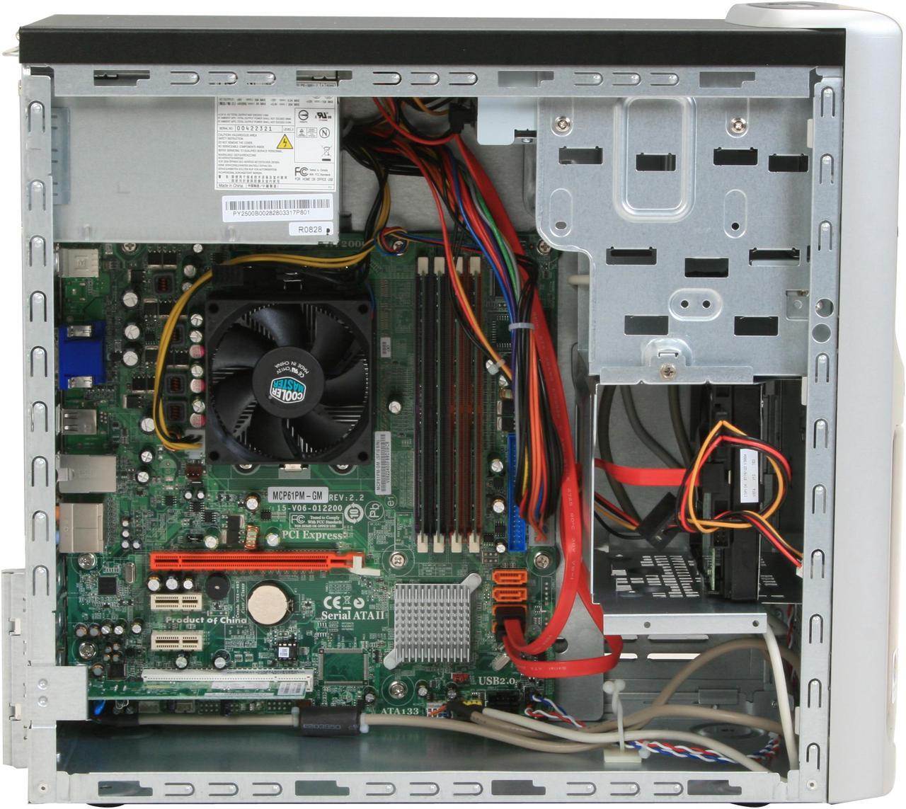 Alt view image 9 of 19 - eMachines Desktop PC ET1161-03 4400+ 3GB DDR2 320GB HDD NVIDIA GeForce 6150 SE Windows Vista Home Premium